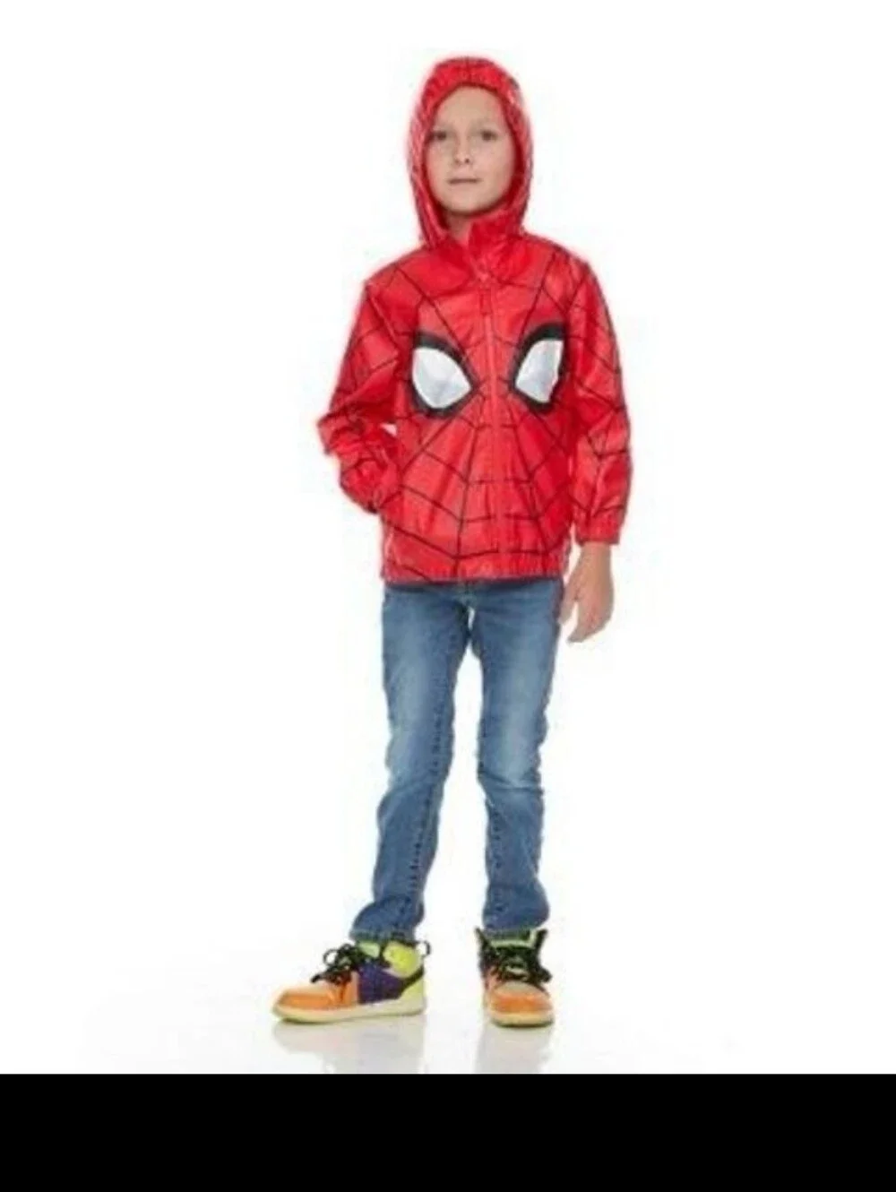 Kids Spiderman Rain Jacket 3T
